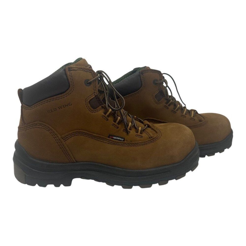 Red Wing 3540 Work Boots Womens 9.5D Brown New Waterproof Safety Toe EH Vibram